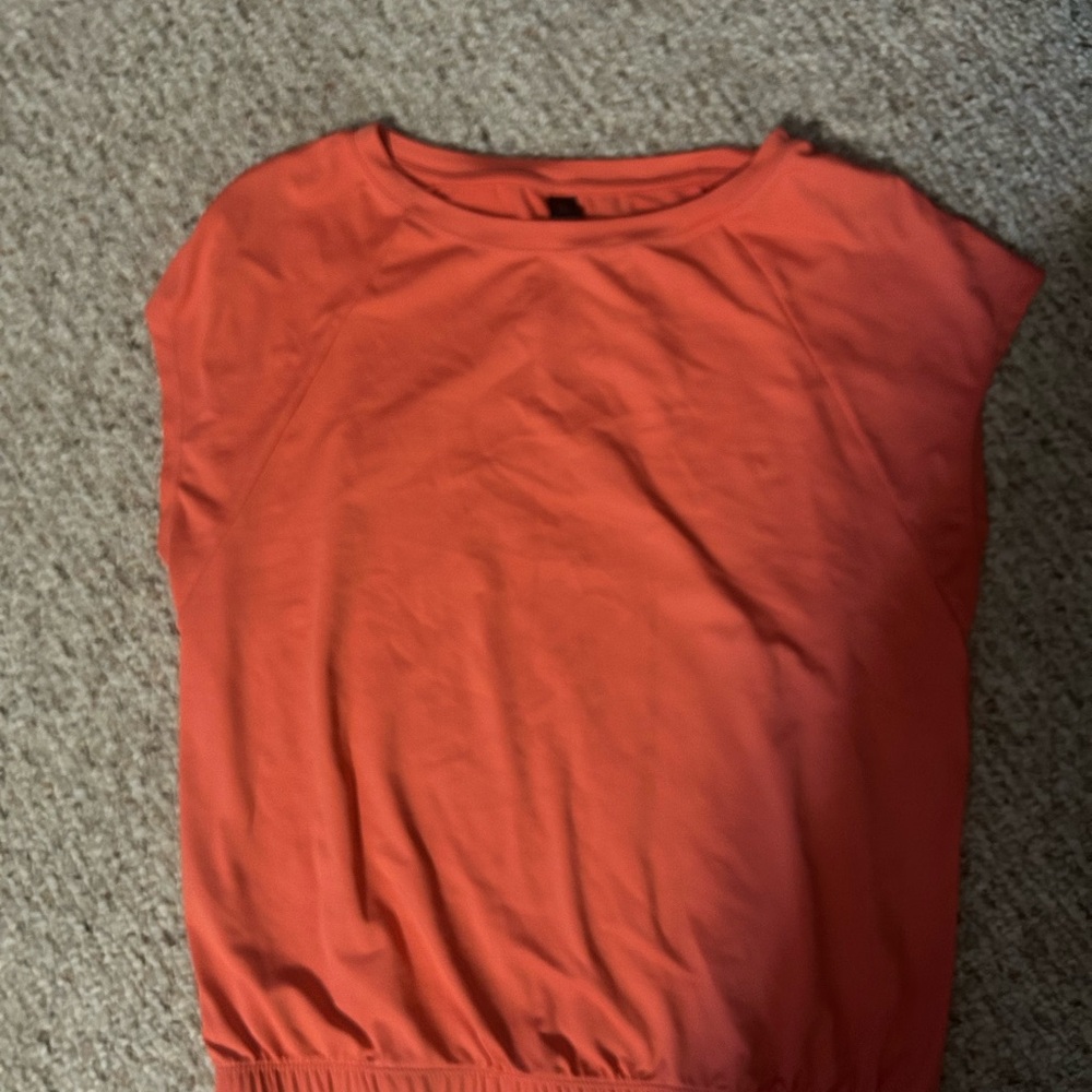 Kyodan Vibrant Orange Short Sleeve Top